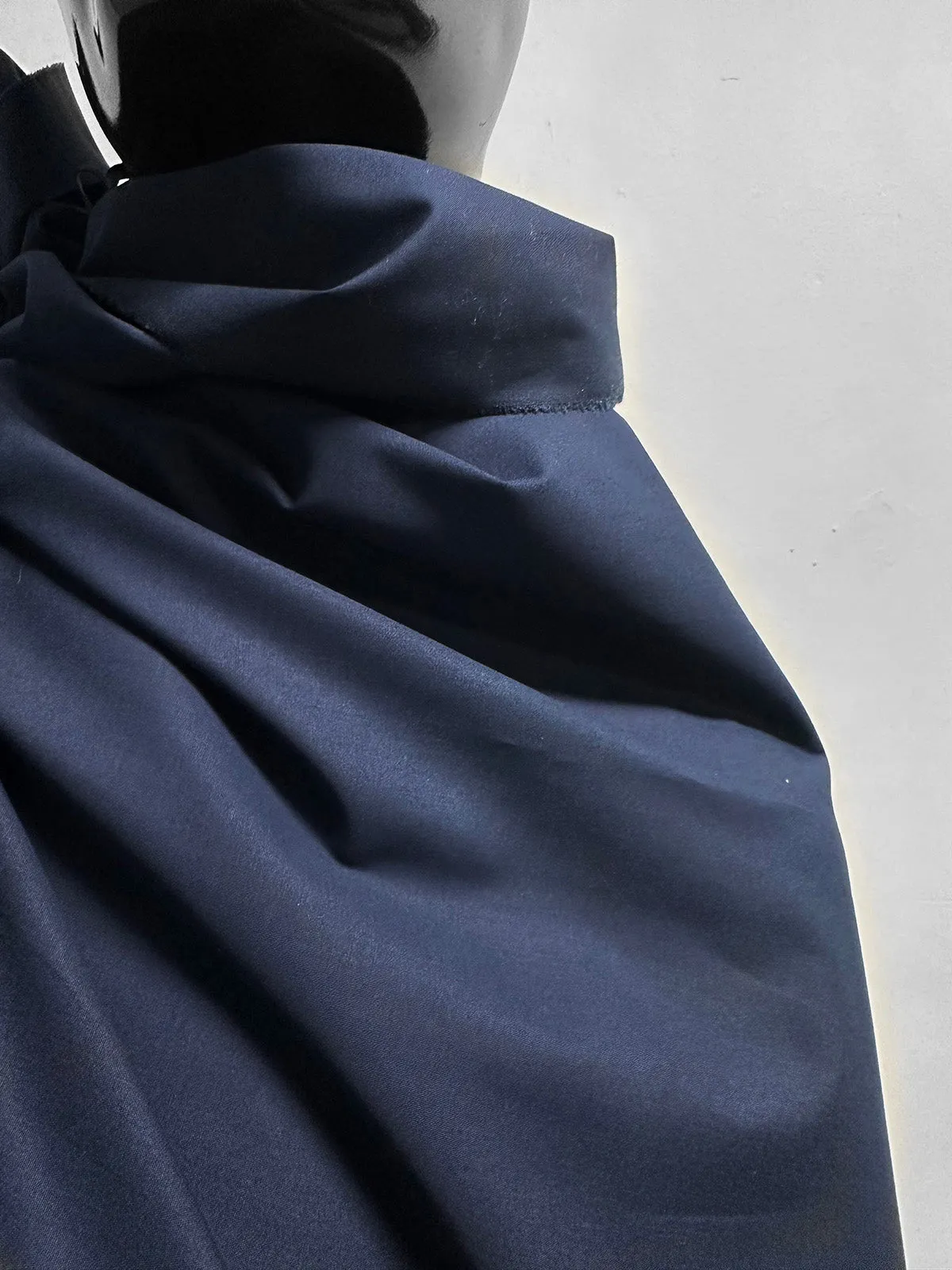 5 Yards Carr Textile Microsuede Whisper Poplin Navy