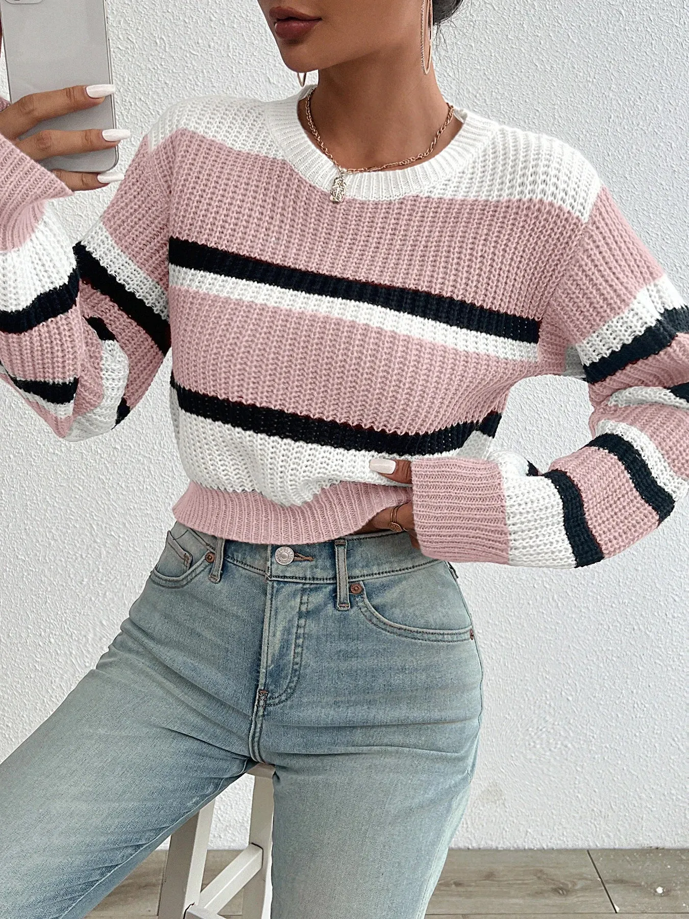 Alberta Long Sleeve Ladies Sweater