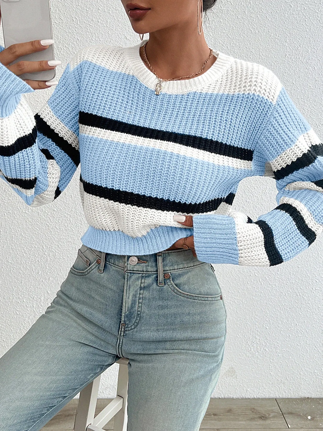 Alberta Long Sleeve Ladies Sweater