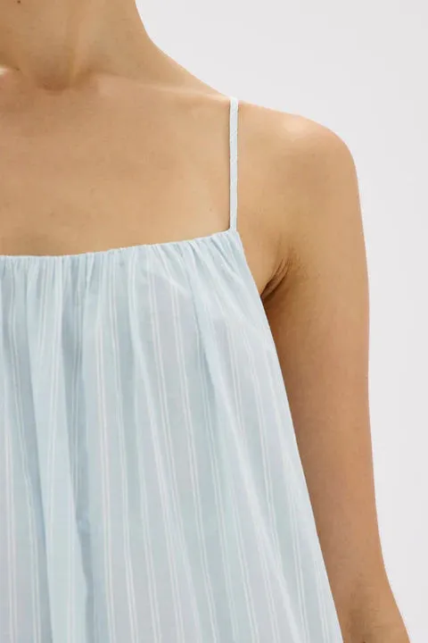 ASSEMBLY LABEL - Cammy Stripe Maxi Dress - Blue Haze / White