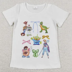 Baby Girls Clothes Tops Short Sleeve Shirts Tops GT0571