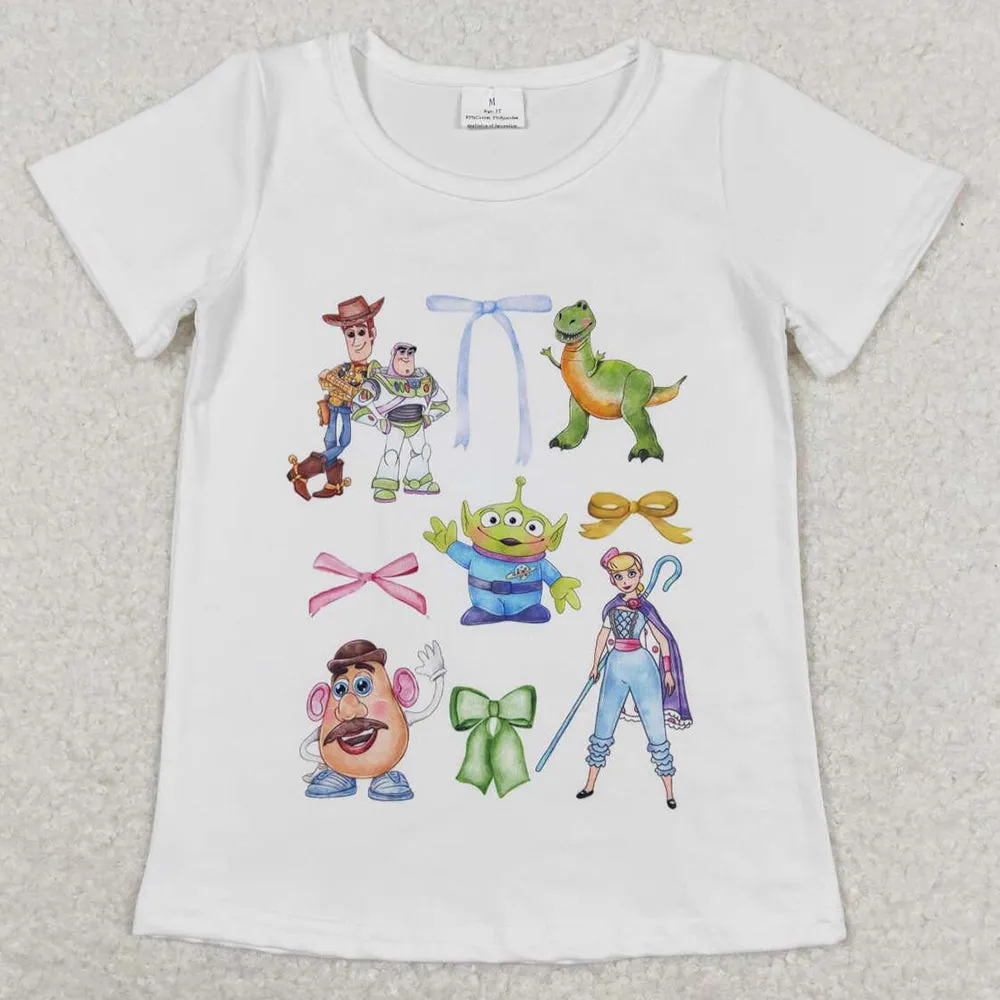 Baby Girls Clothes Tops Short Sleeve Shirts Tops GT0571