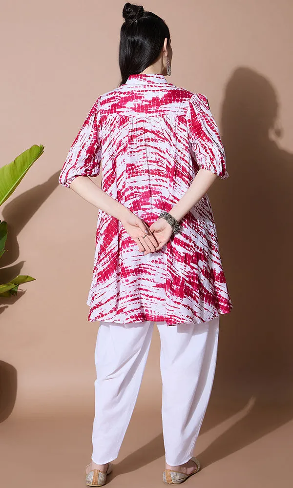 BLUSHING SUNSET TIE-DYE SUIT SET FOR WOMEN