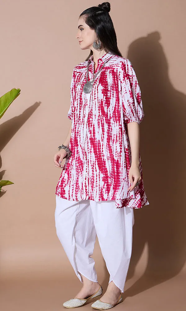 BLUSHING SUNSET TIE-DYE SUIT SET FOR WOMEN
