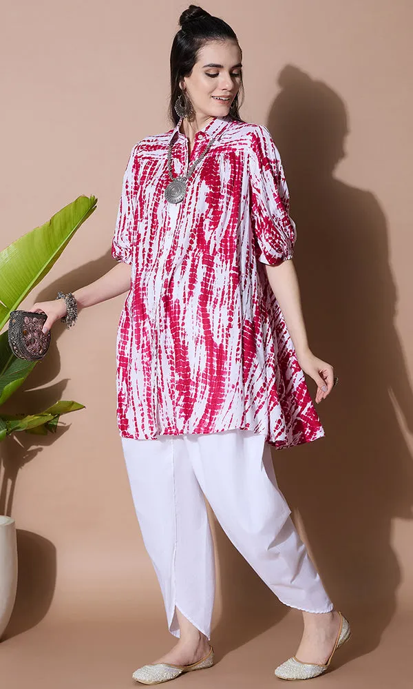 BLUSHING SUNSET TIE-DYE SUIT SET FOR WOMEN