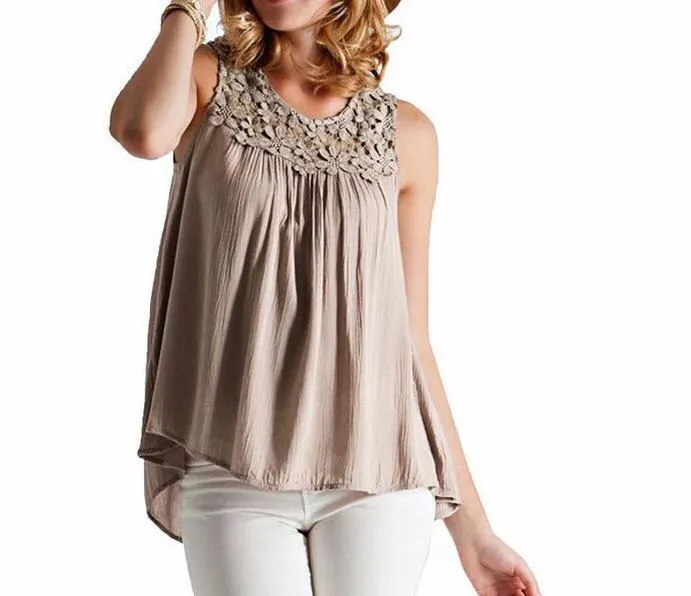 Casual Elegant O-Neck Women's Blouse