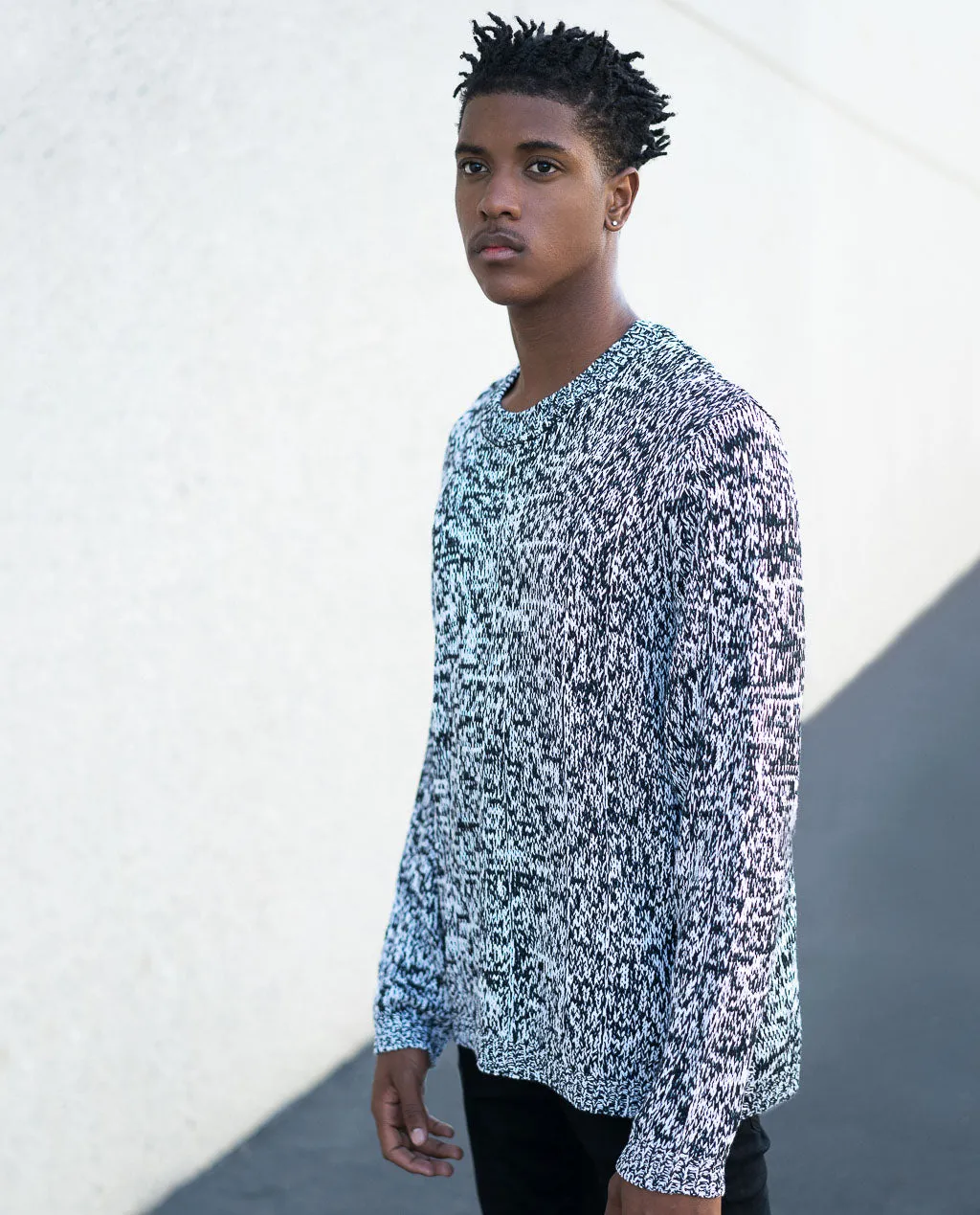 Cheap Monday Midnight White Knit