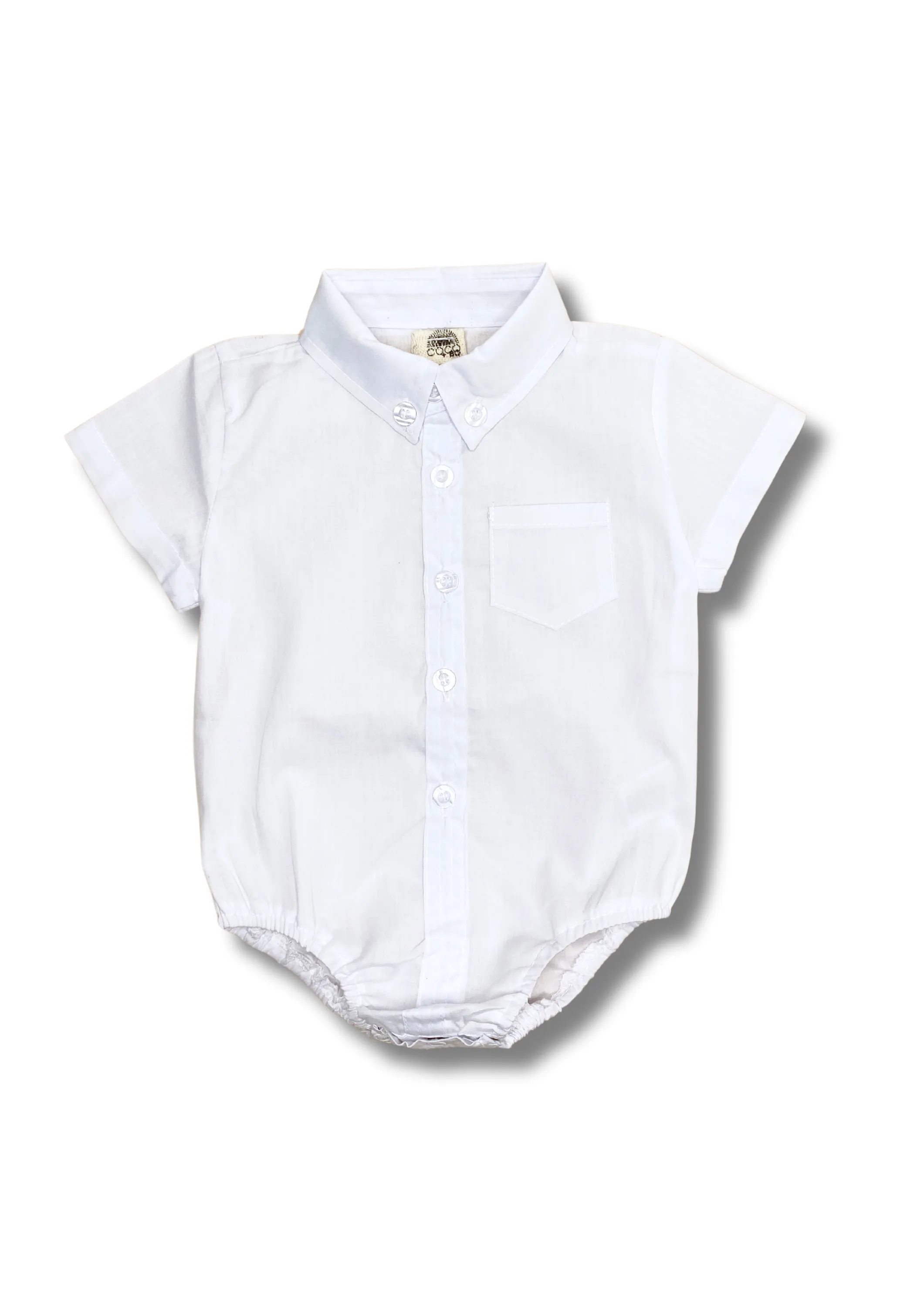 Classic Baby Shirt Bodysuit White