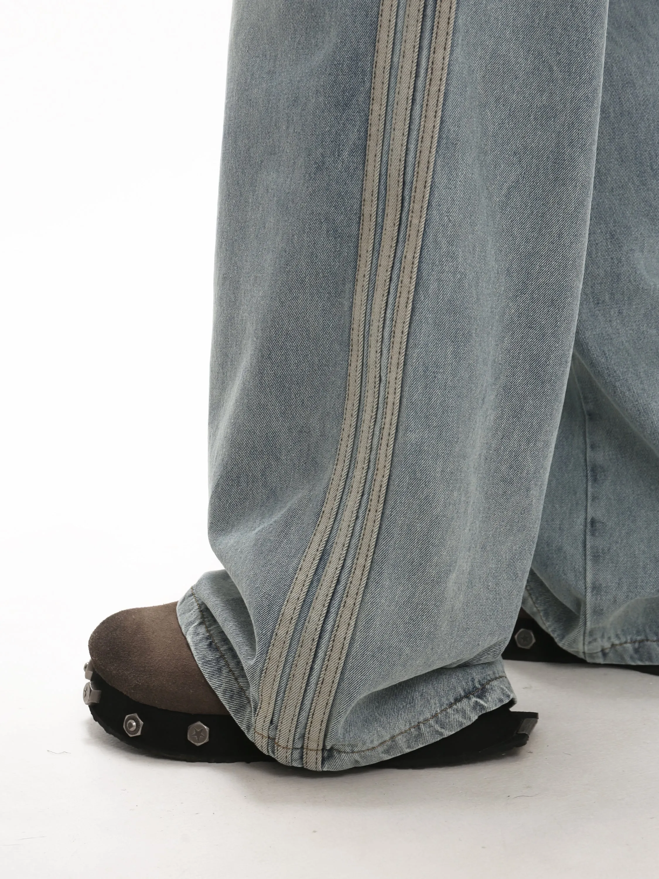 Classic Striped Jeans
