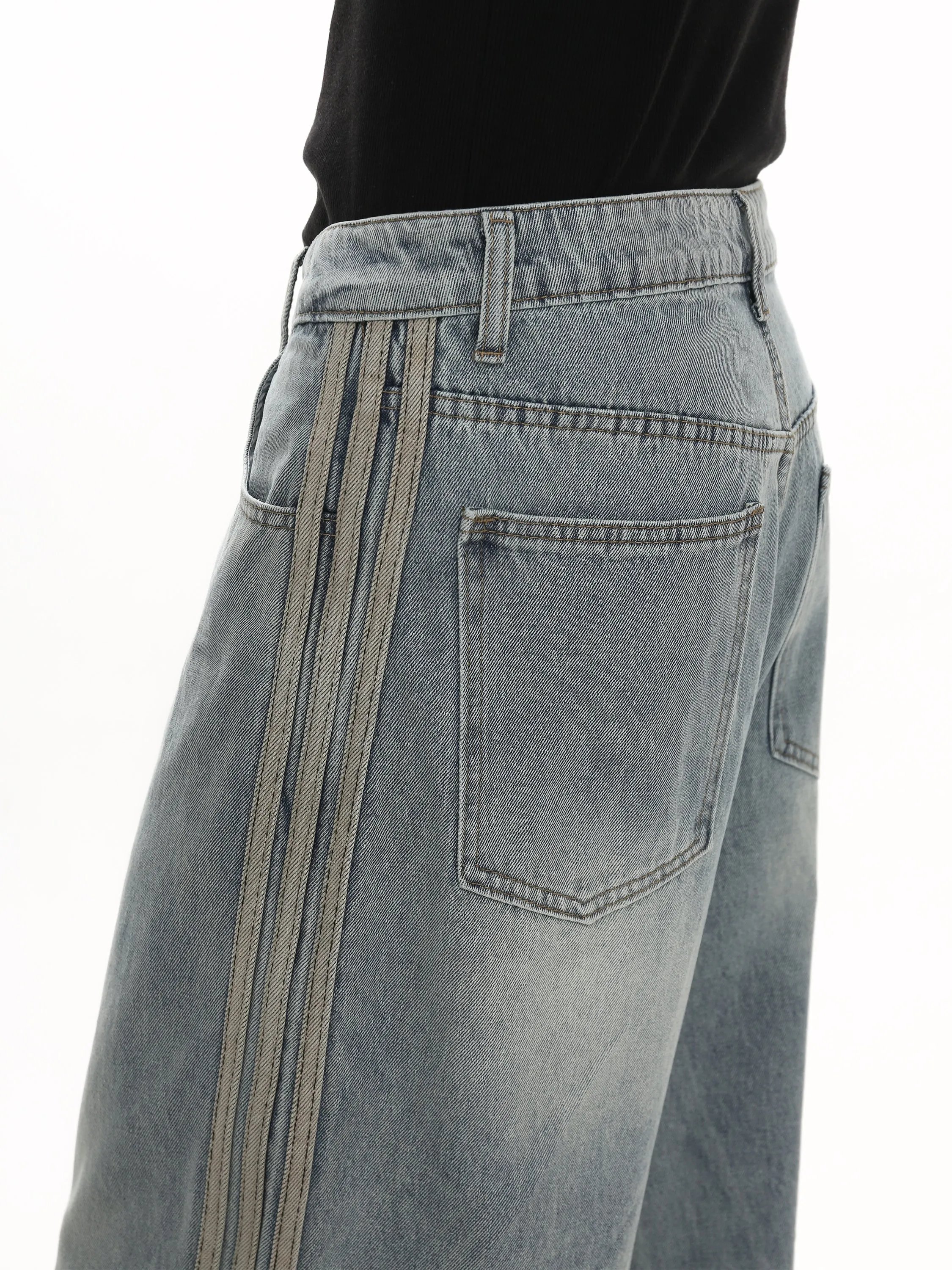 Classic Striped Jeans