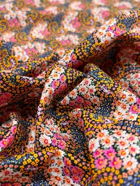 CP-7737W SUMMER FLORAL PRINT COTTON POPLIN. ITALY