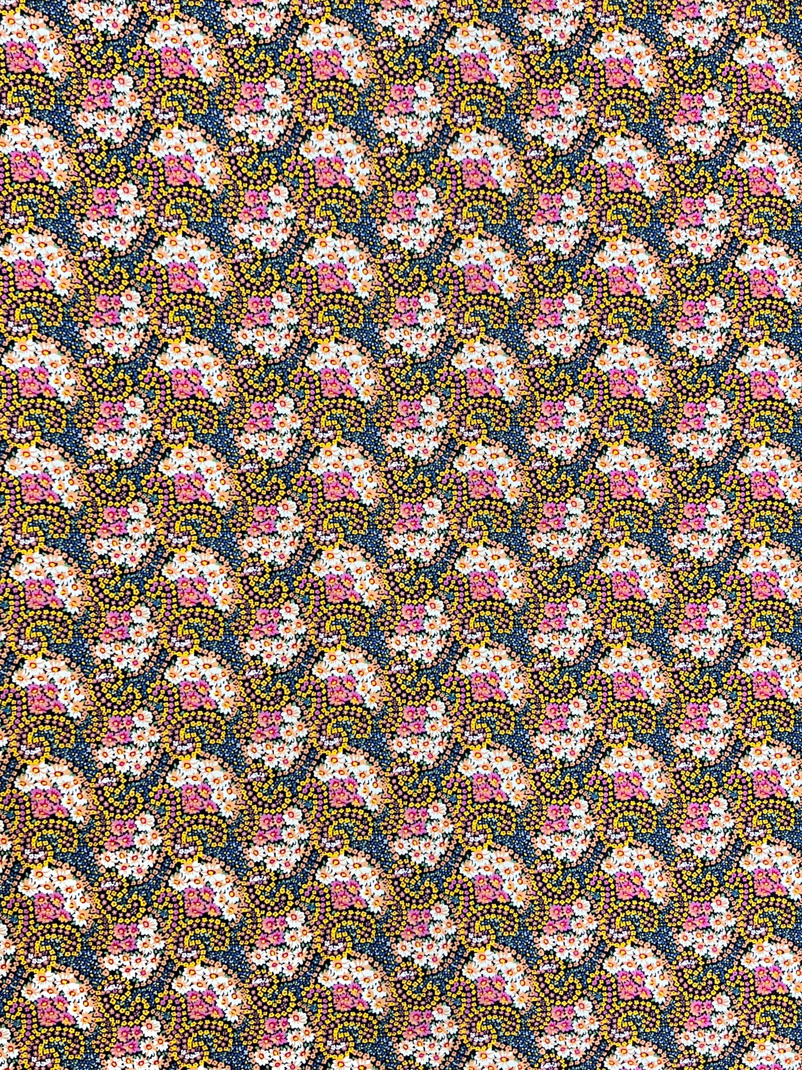 CP-7737W SUMMER FLORAL PRINT COTTON POPLIN. ITALY
