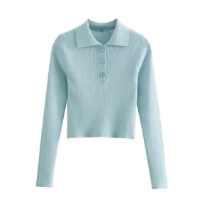 CROPPED KNITTED JUMPER