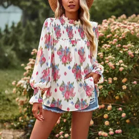 Elegant Double-Layered Casual Shirts Wholesale Womens Tops