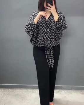 Fashion Loose Elegant Printed Shirt
