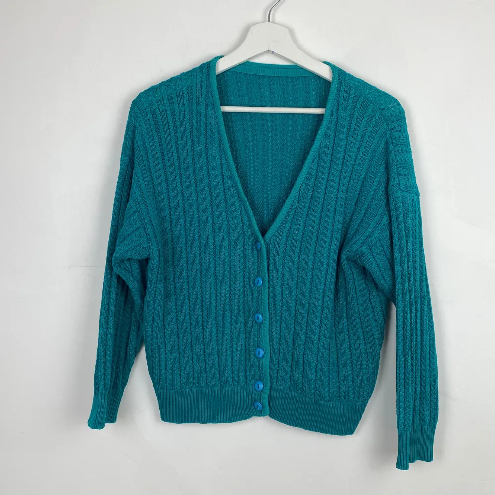 Jade Ribbed Cardigan - SMALL