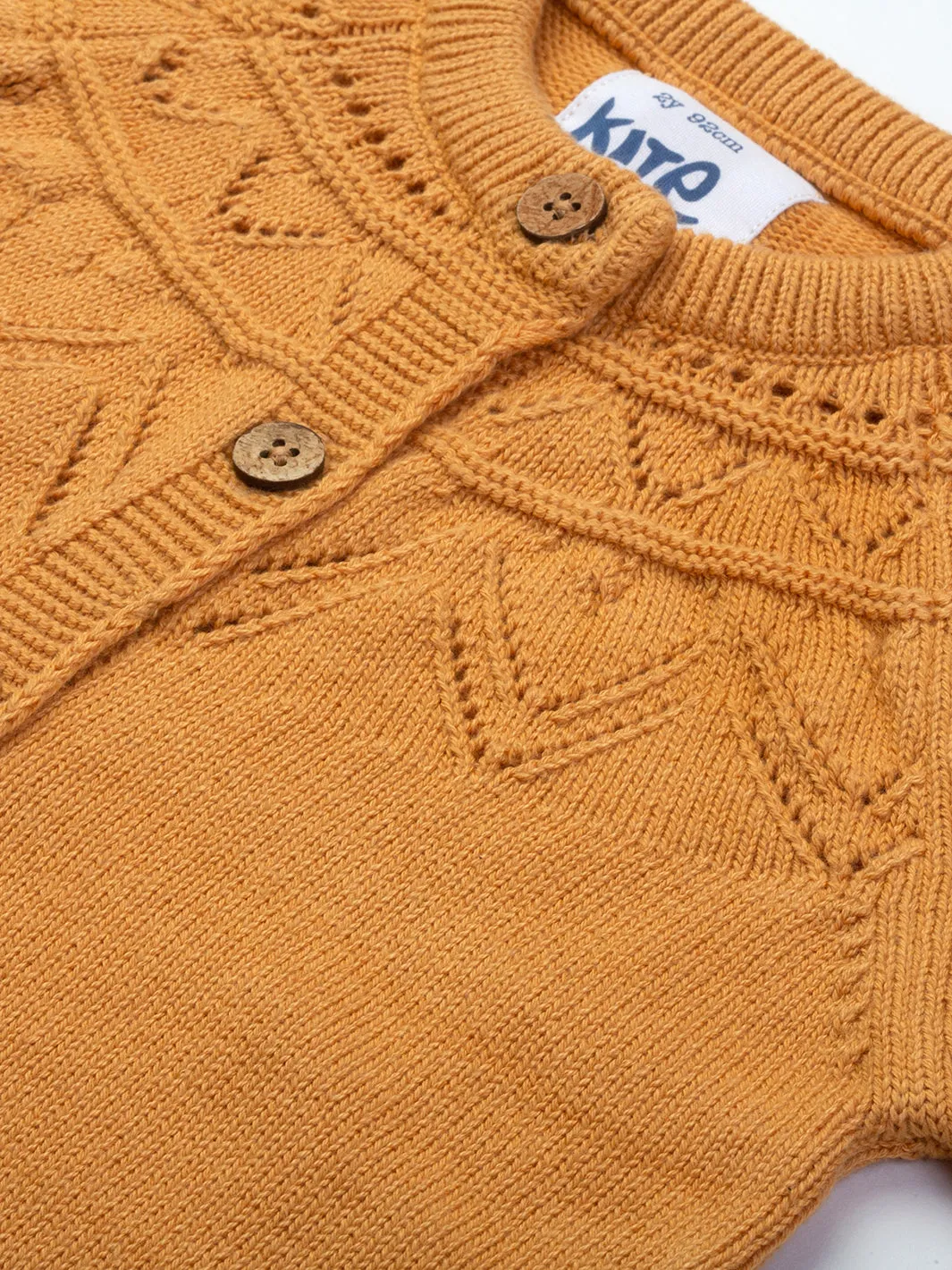 Kite Together cardi butterscotch