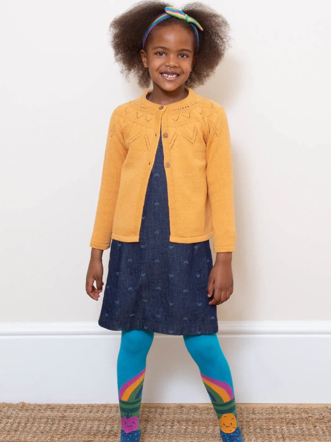 Kite Together cardi butterscotch