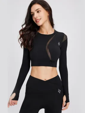 Long-Sleeve Comfortable Sports Bra