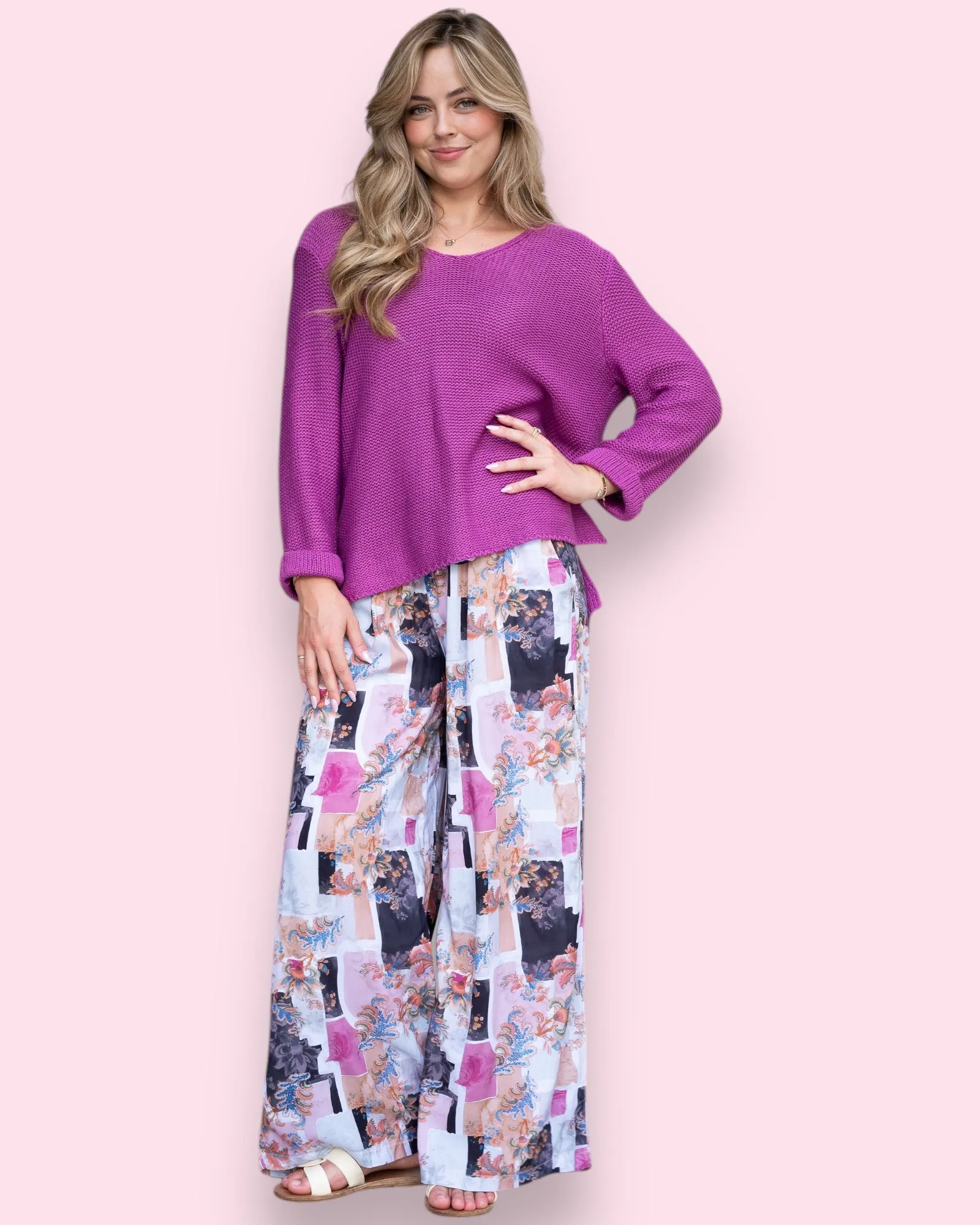 Maddie Knit - Magenta