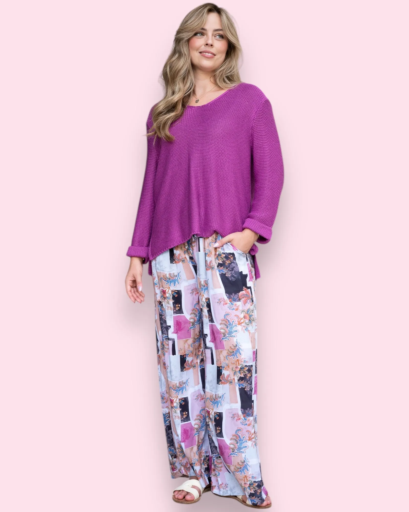 Maddie Knit - Magenta