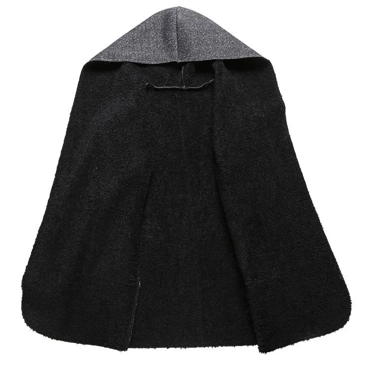 Men's Stylish Autumn Long Coat Of Artificial Wool