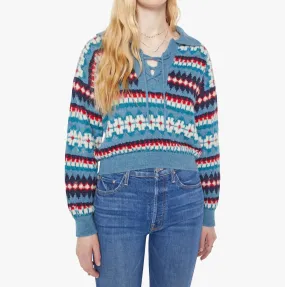 Mother - The Lace Up Pull Jumper
