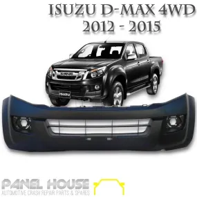 NEW Isuzu D - MAX Ute Front Bumper Bar Cover 4WD '12-'15 Plastic DMAX LS-M 4X4