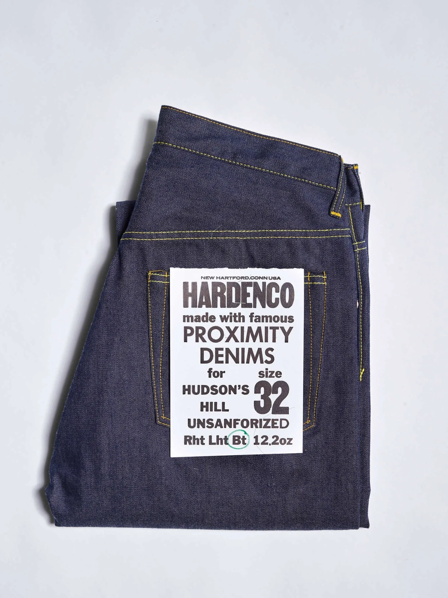 Proximity Denims x HARDENCO x HH 5-Pocket Jean -- Broken Twill (BT)