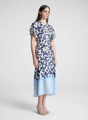 Rem Printed Midi Dress