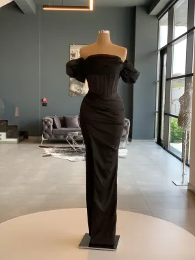 Seductive Black Evening Dress
