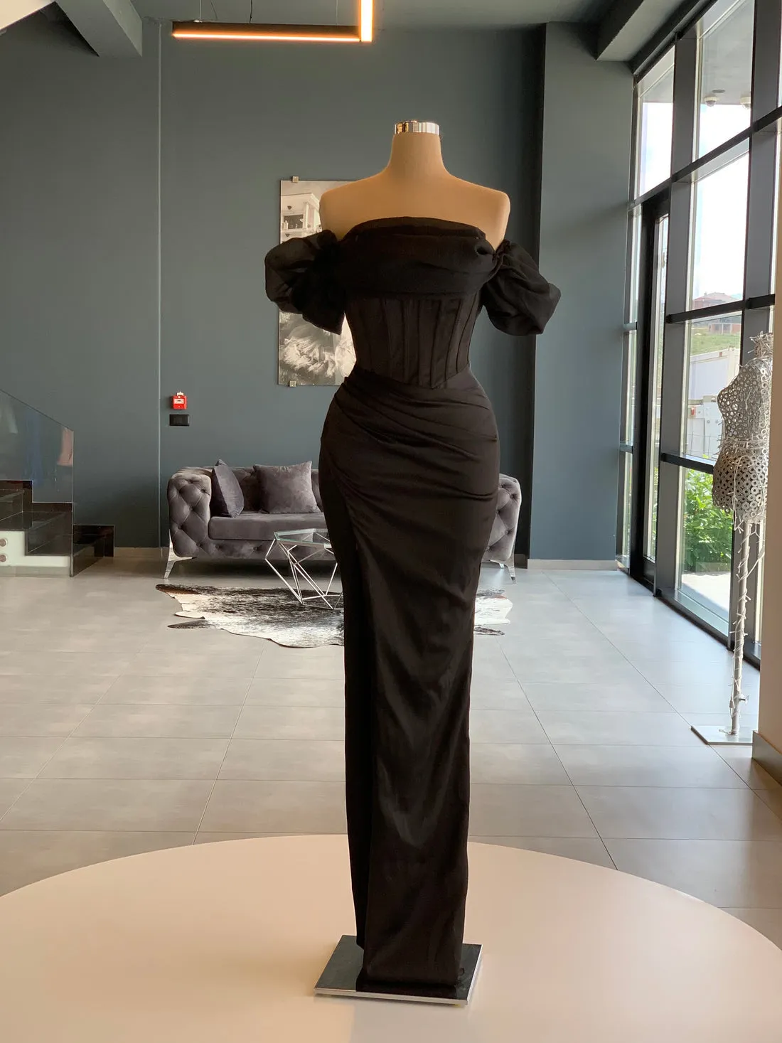 Seductive Black Evening Dress