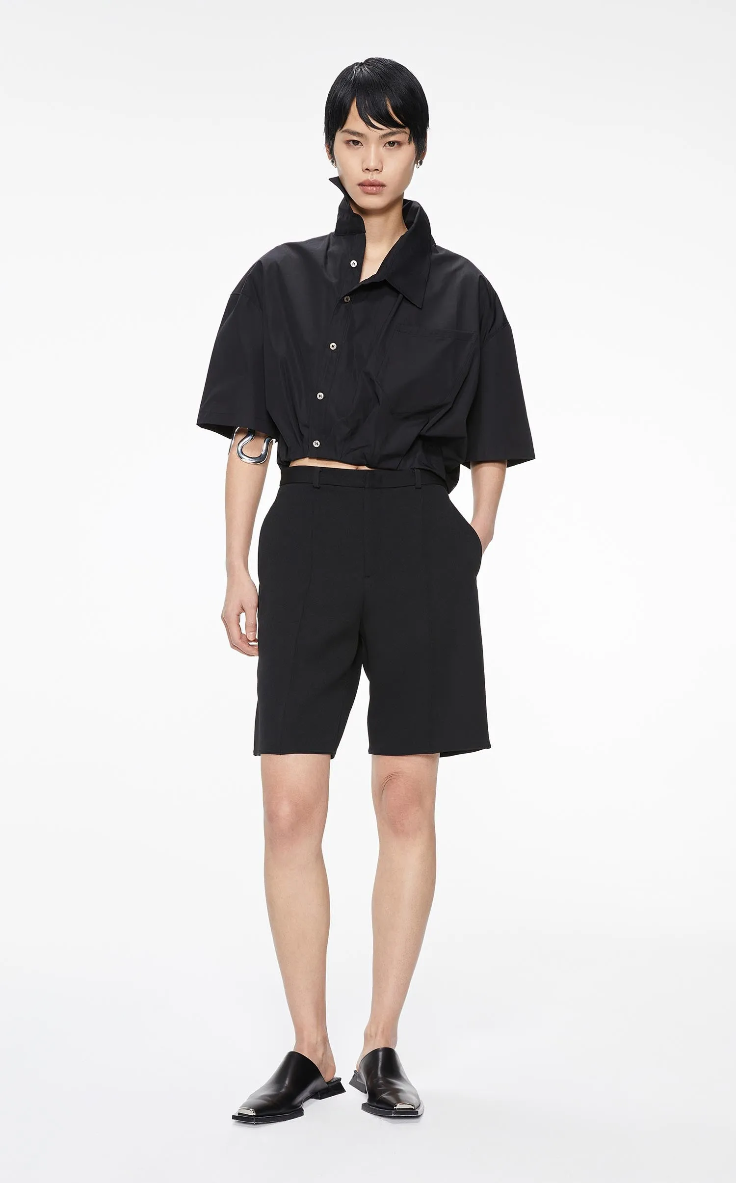 Shorts / JNBY Straight Fit Casual Shorts（Black Friday Flash Sale)