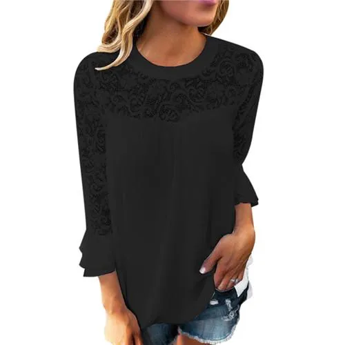 Spring Style Elegant Lace Blouse