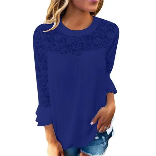 Spring Style Elegant Lace Blouse