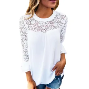 Spring Style Elegant Lace Blouse