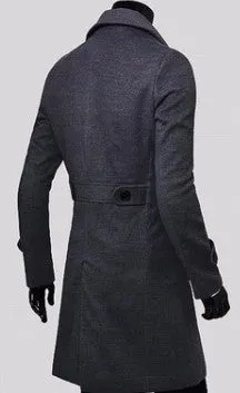 Stylish Long Overcoat Of Cotton