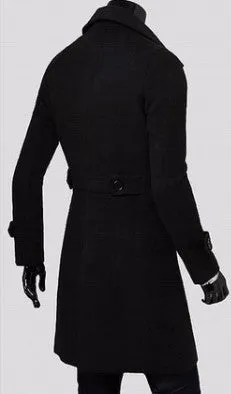 Stylish Long Overcoat Of Cotton