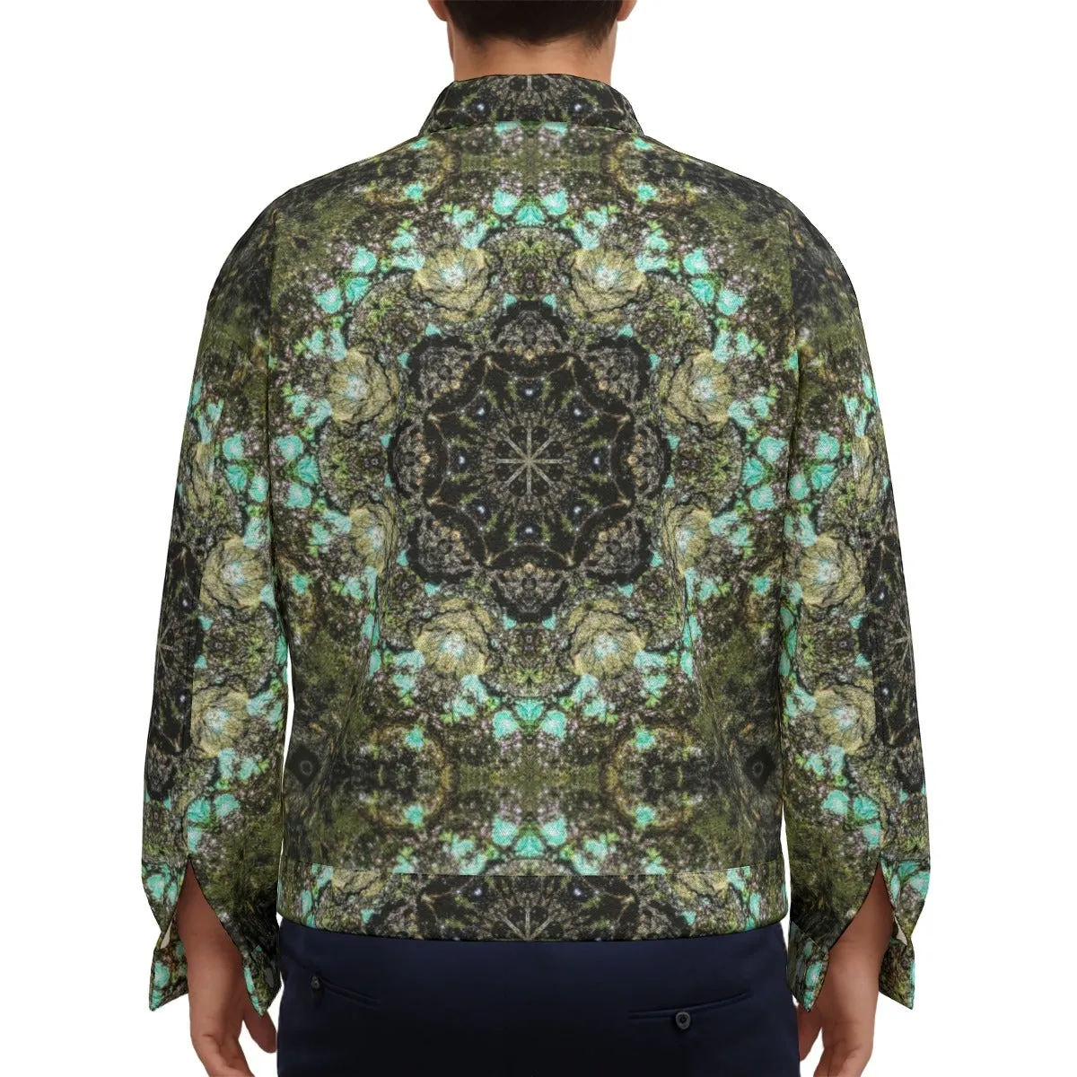 Unisex Jacket Blue Moss Mandela
