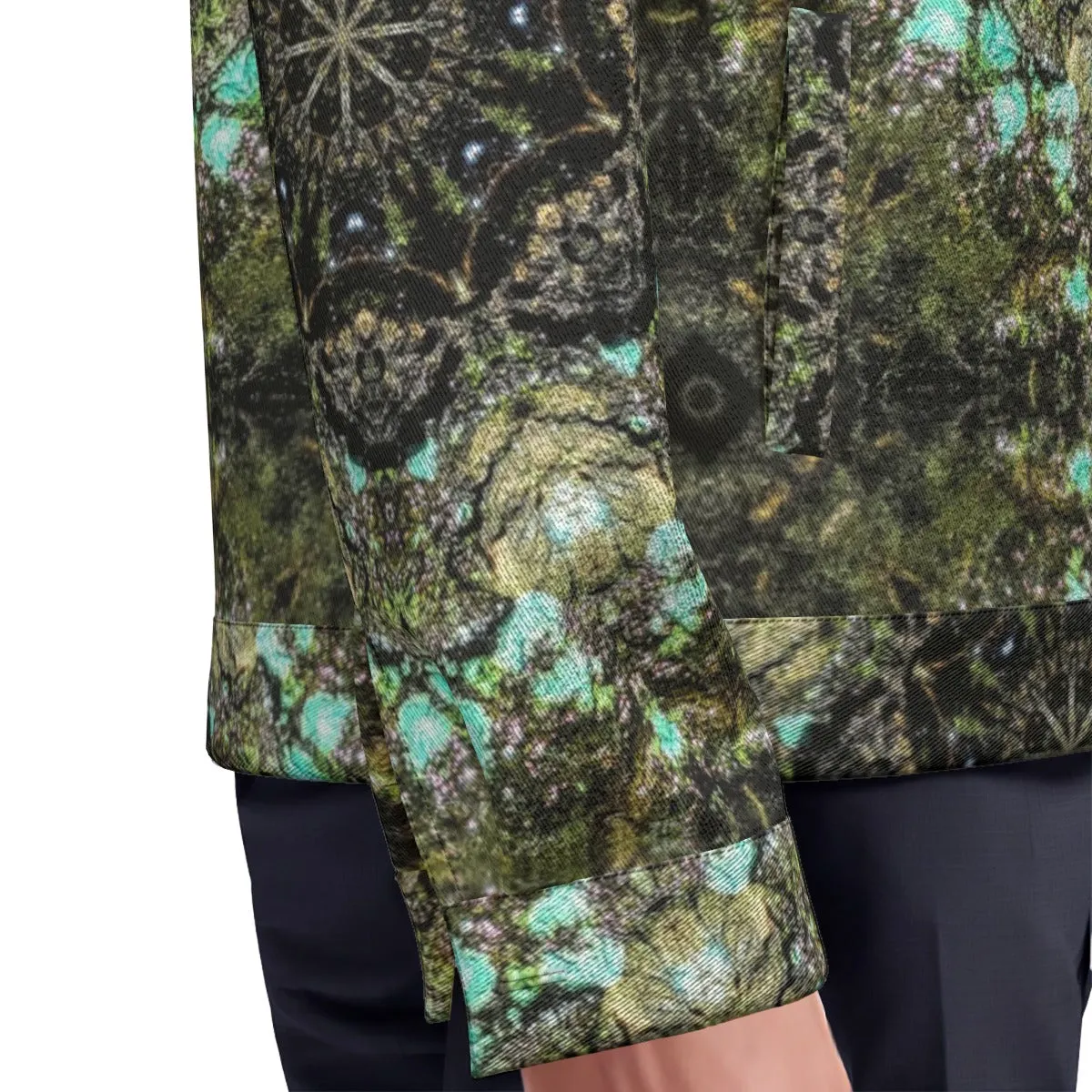 Unisex Jacket Blue Moss Mandela