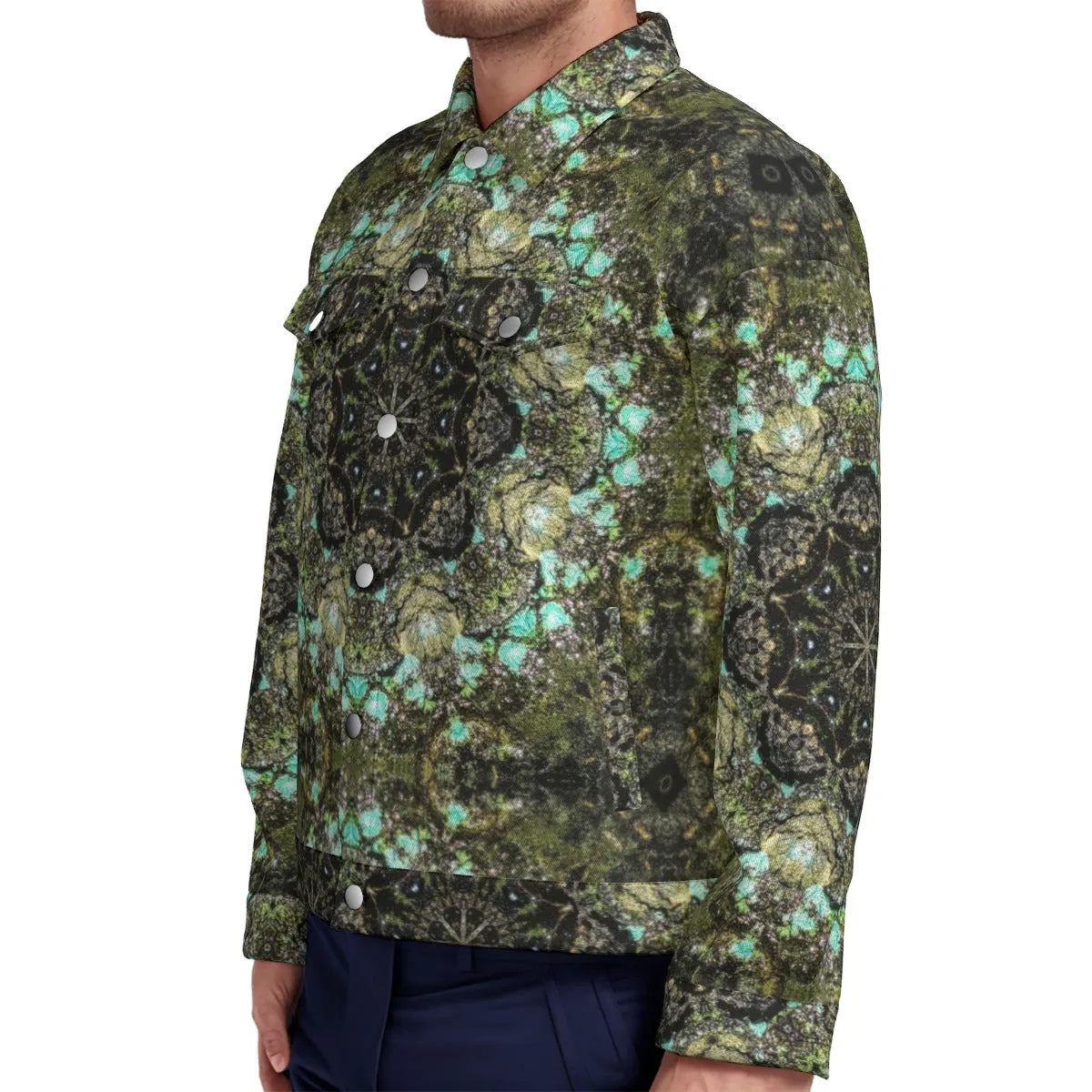 Unisex Jacket Blue Moss Mandela