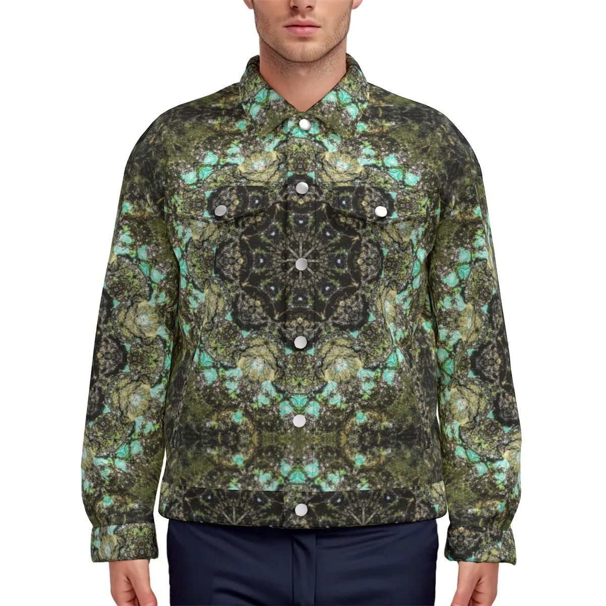 Unisex Jacket Blue Moss Mandela