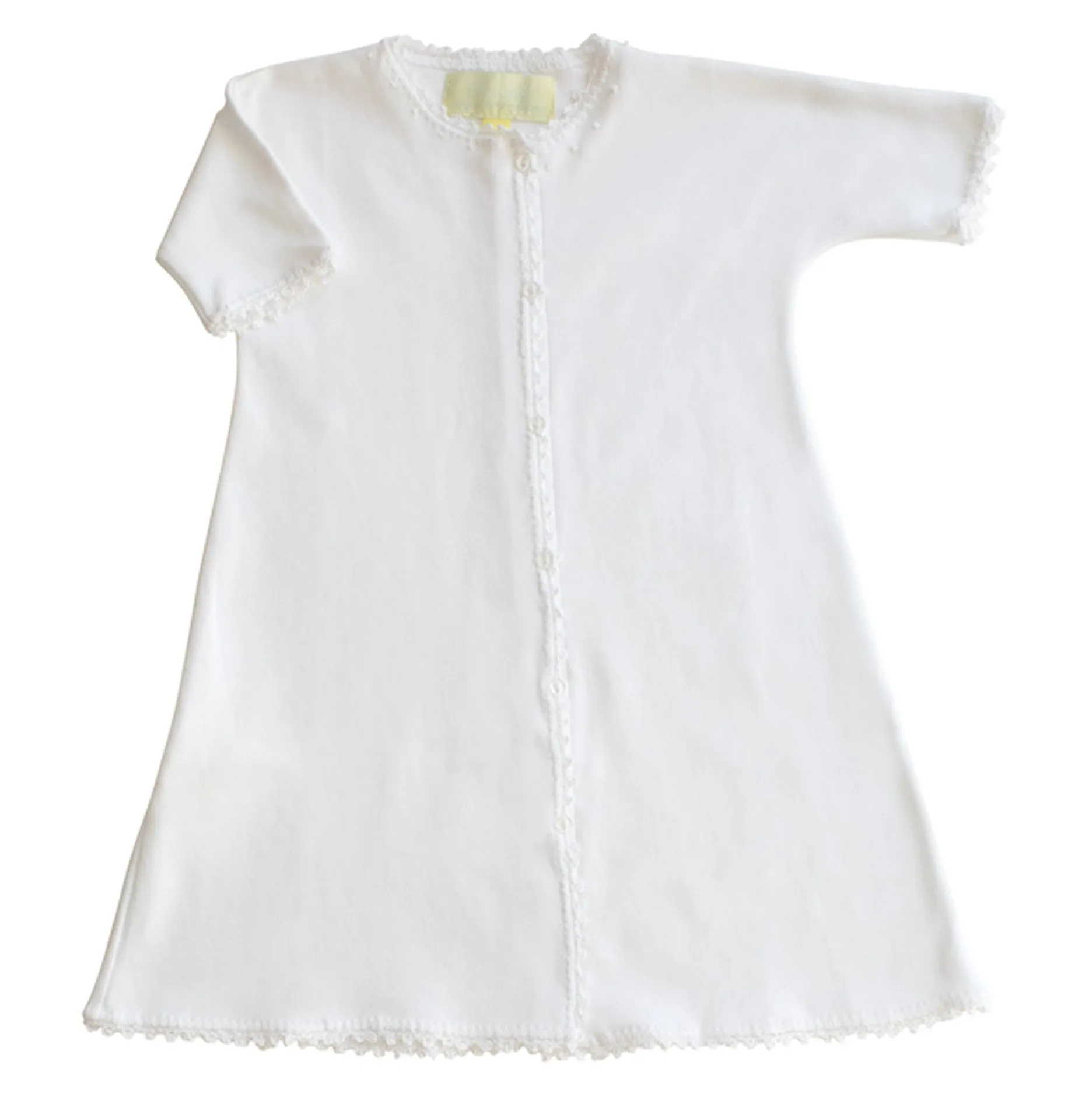 White Pixie Lily Jersey Day Gown