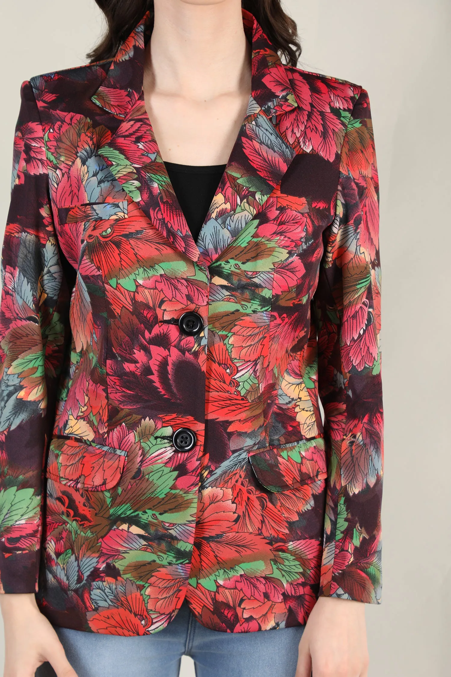Women Printed Stylish Coat