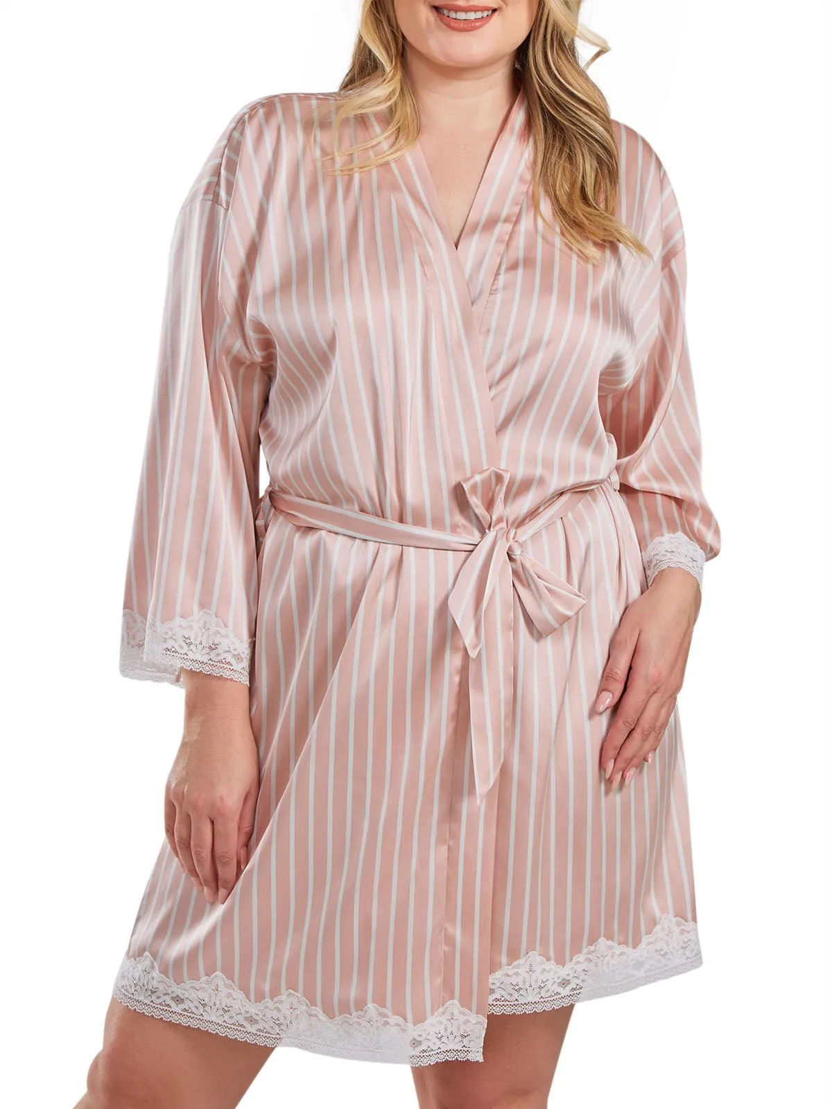 Women's Helena Plus Size Robe Loungewear