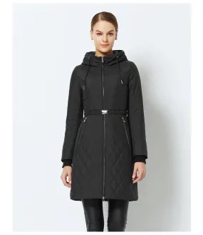 Women's Spring/Autumn Stylish Warm Windproof Coat With Hood