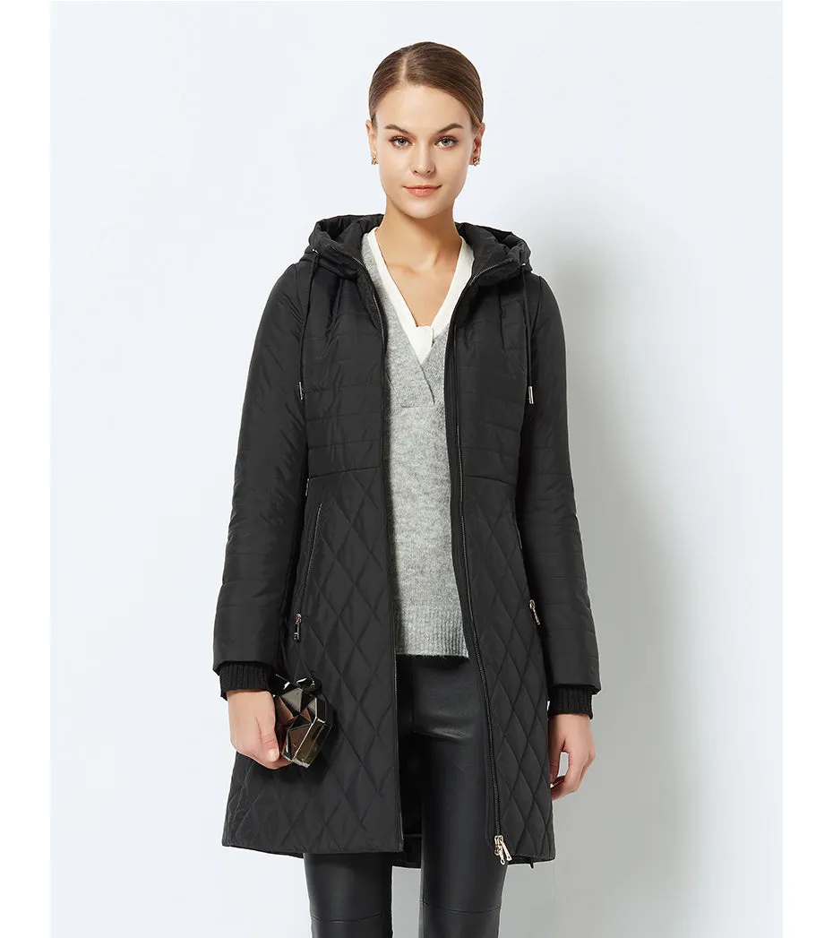 Women's Spring/Autumn Stylish Warm Windproof Coat With Hood