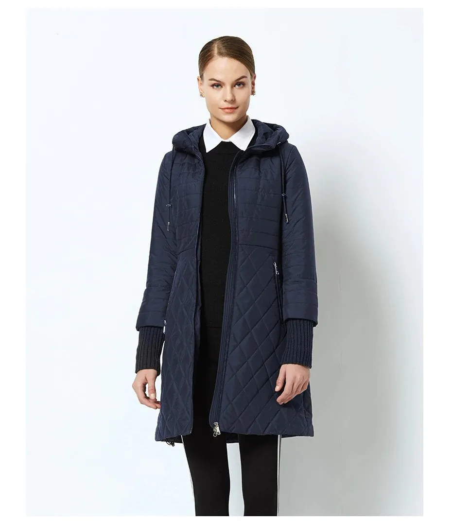 Women's Spring/Autumn Stylish Warm Windproof Coat With Hood