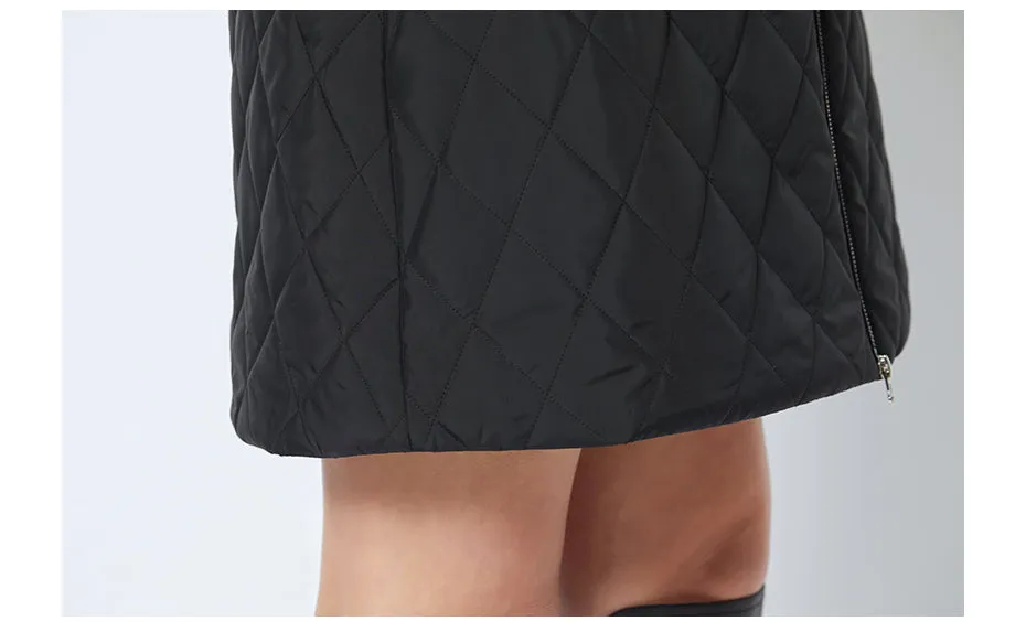Women's Spring/Autumn Stylish Warm Windproof Coat With Hood