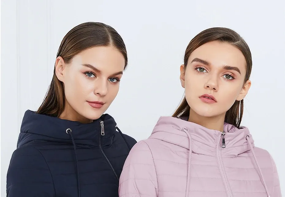 Women's Spring/Autumn Stylish Warm Windproof Coat With Hood